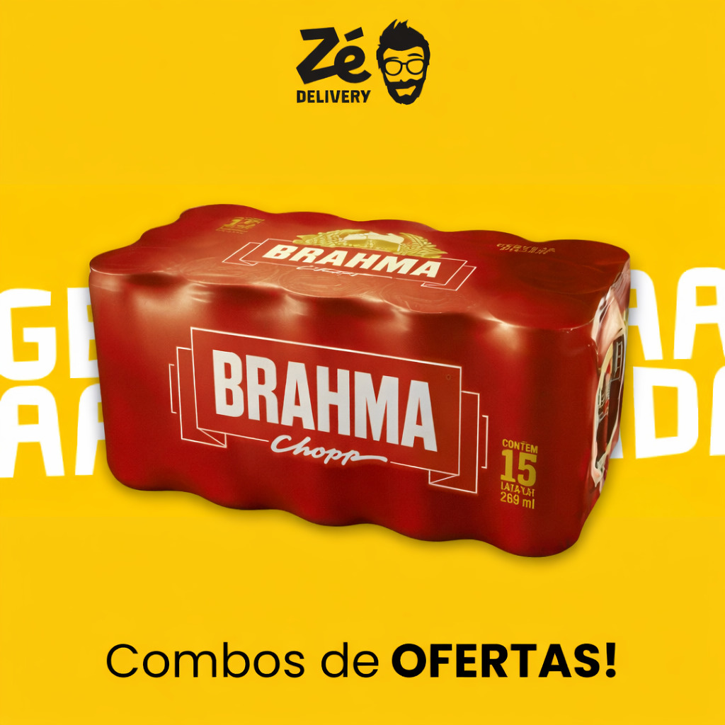 Pack Cerveja Brahma Lata 350ML - com 12 unidades